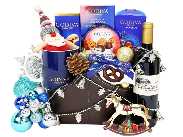 Christmas Gift Hamper - Christmas Godiva Fancy Permium Gift Hamper XC13 - XH1107A1 Photo