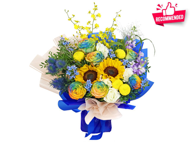 Florist Flower Bouquet - Valentine's Starry Night AR05 - BV2S0115A4 Photo