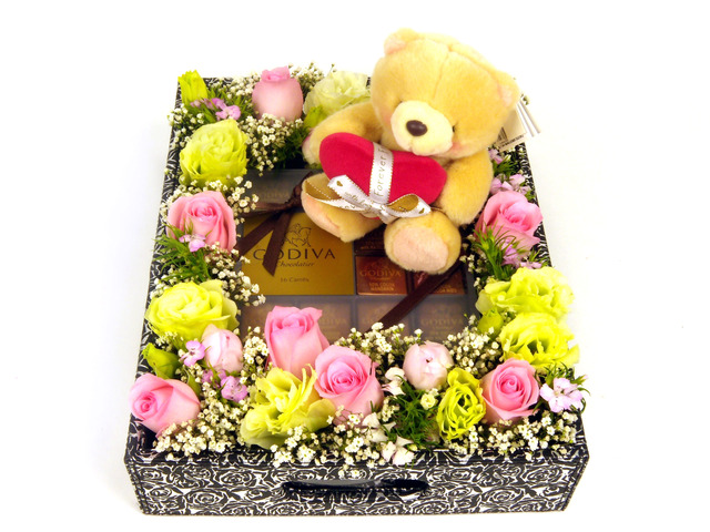 Florist Gift Set - Three Times the Charm / Brithday Gift (06) - P5149 Photo