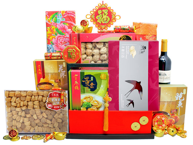 新年果籃Hamper - 農曆新年拜年禮物籃 R93 - L36511229 Photo