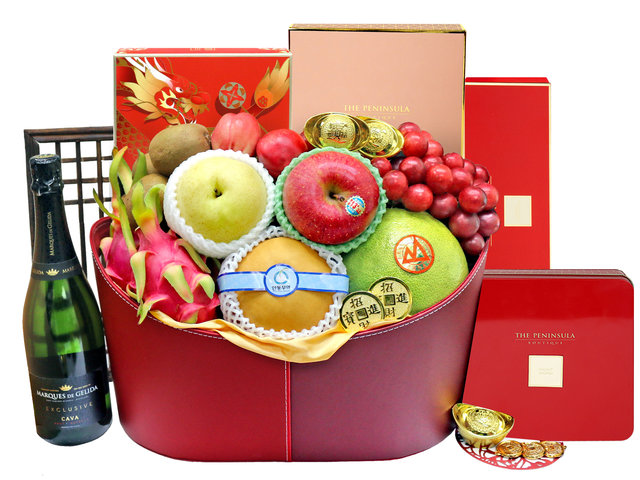 新年果籃Hamper - 農曆新年禮物籃 R69 - L36667205 Photo