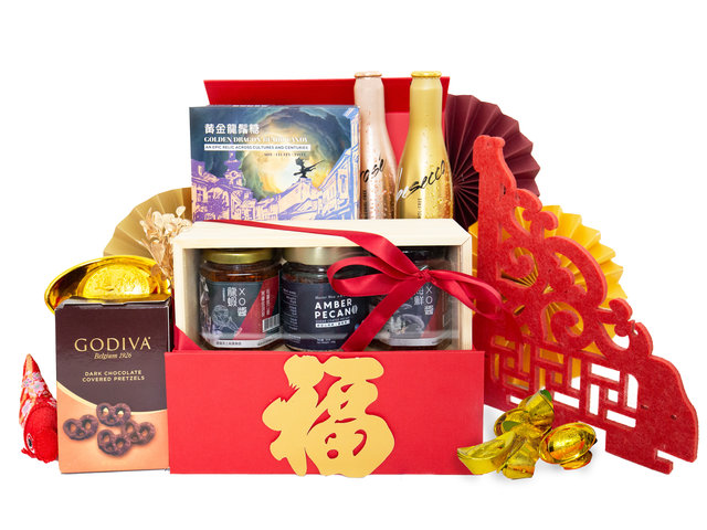 新年果籃Hamper - 農曆新年美食禮籃  0118B5 - CH20118B5 Photo